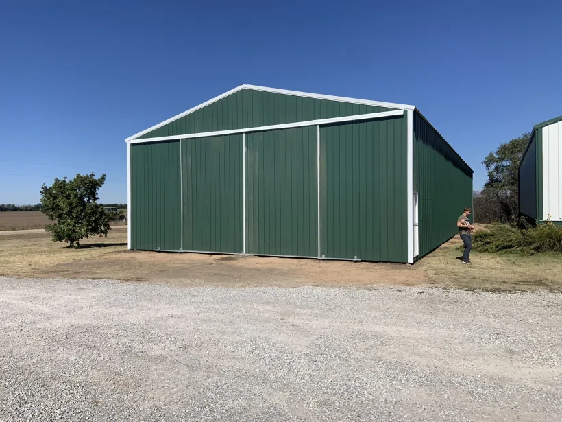 Post-frame building by D.T. Construction