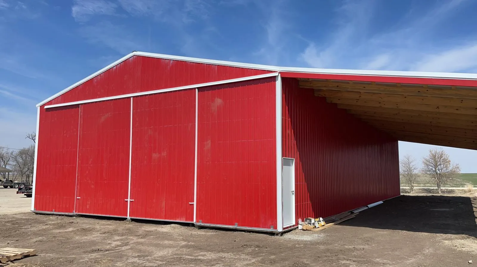 Equipment shed built by D.T. Construction