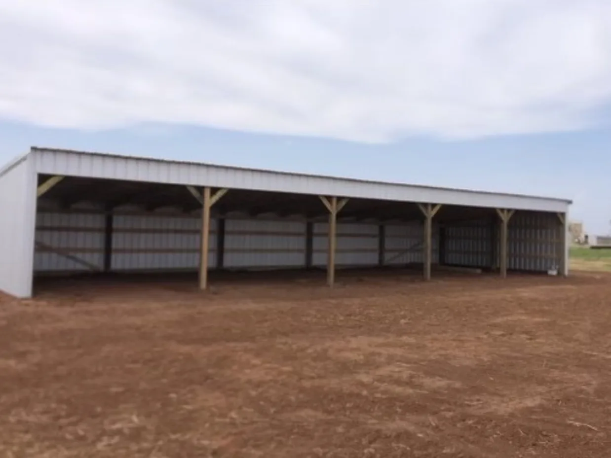 Cow shed built by D.T. Construction